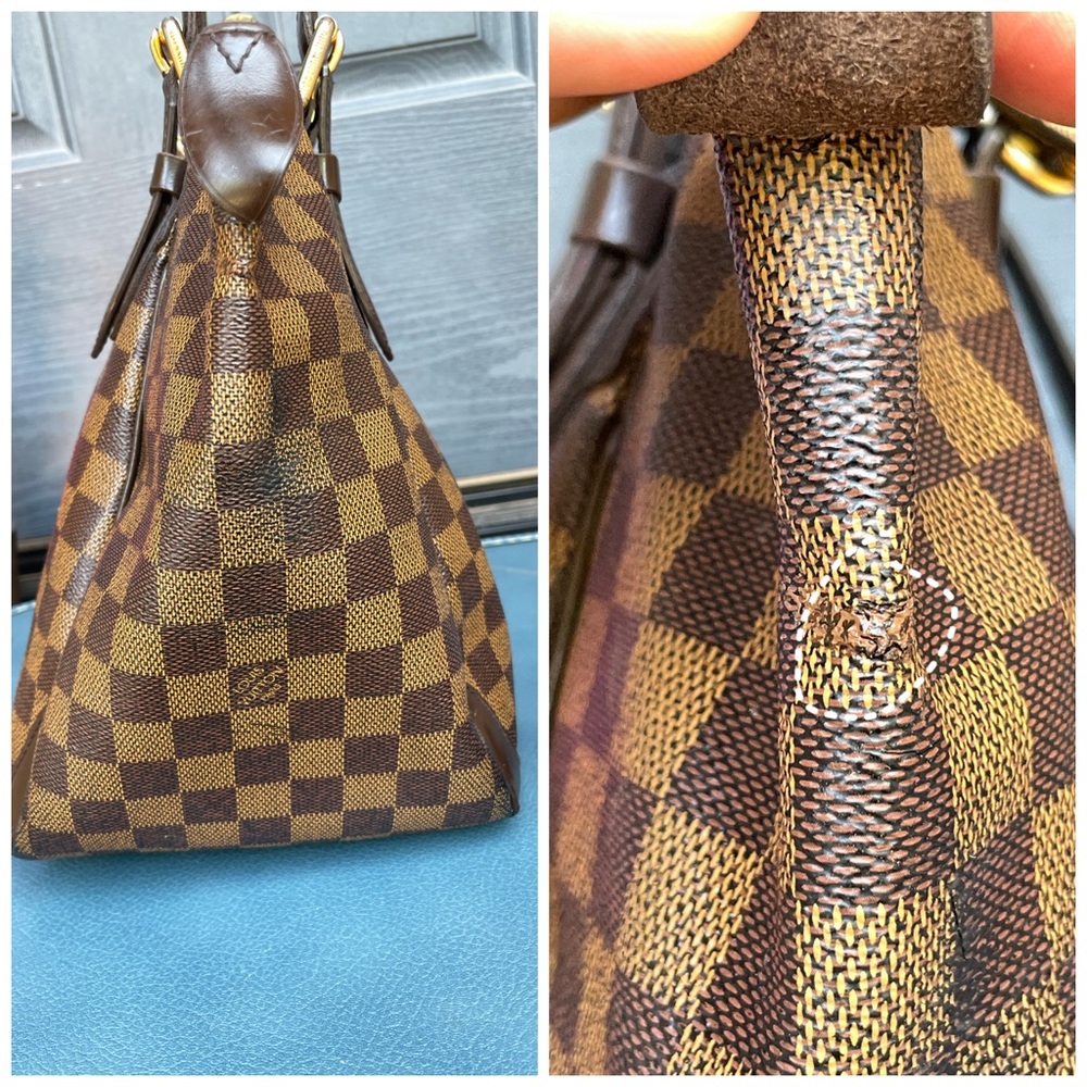 Authentic Louis Vuitton Damier Ebene Verona Handbag - Picture 14 of 17